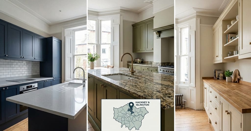 Best kitchen worktops installation options for Victorian terraces in Hackney and Islington by sy stone