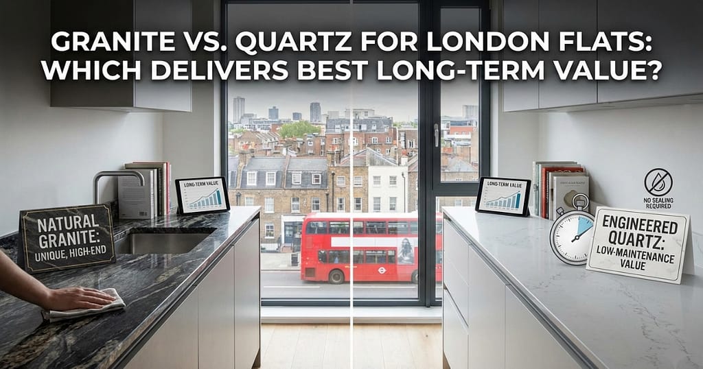 Granite vs quartz for london flats: which delevers best fong term value