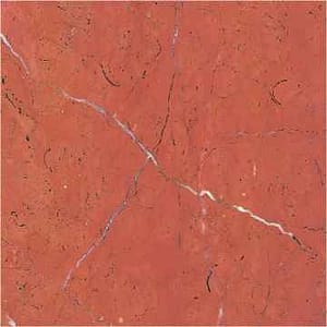 Rosso Alicante marble slab polished — London showroom sample